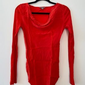 Red COS Long Sleeve Shirt 2